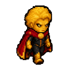 Adam Warlock animated pixel sprite