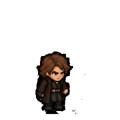 Anakin Skywalker animated pixel sprite