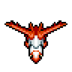 Latias animated pixel sprite